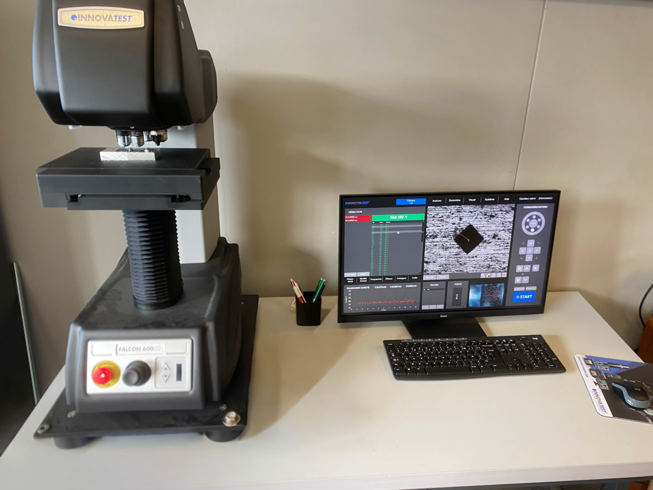 Le LHEM renforce ses capacités de caractérisation avec une nouvelle machine de dureté Vickers