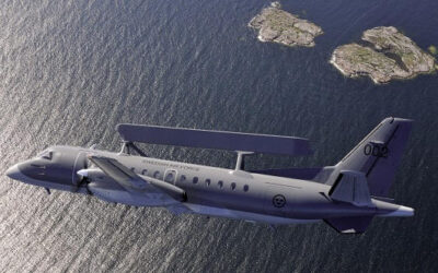 L’Ukraine confirme la mise en service des deux avions d’alerte avancée Saab 340 AEW&C donnés par la Suède
